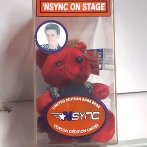 NSYNC on Stage Bear Box Boy Band Collectibles Retro Timberlake